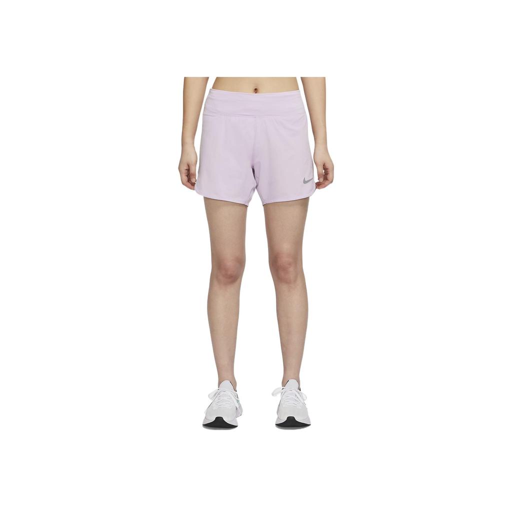Nike Eclipse Solid Color Casual Running Shorts Women Shorts Pink Purple CZ9569-530