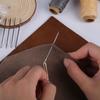 100pcs/Bag High Quality Leather Craft Tools Leather Triangle Needle Hand Sewing Needles
