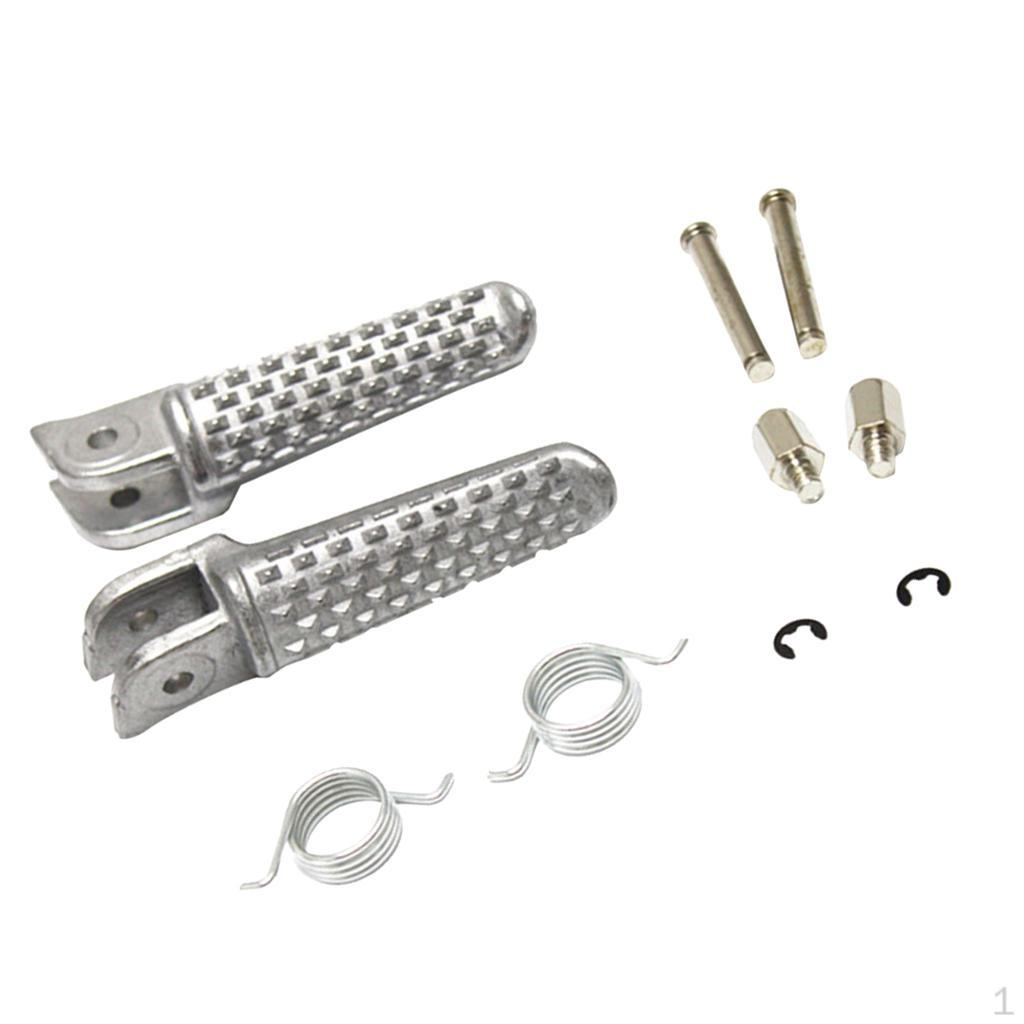 

2 Piece Silver Front Left Right Foot Rest Pegs for CBR600RR 2007-2014