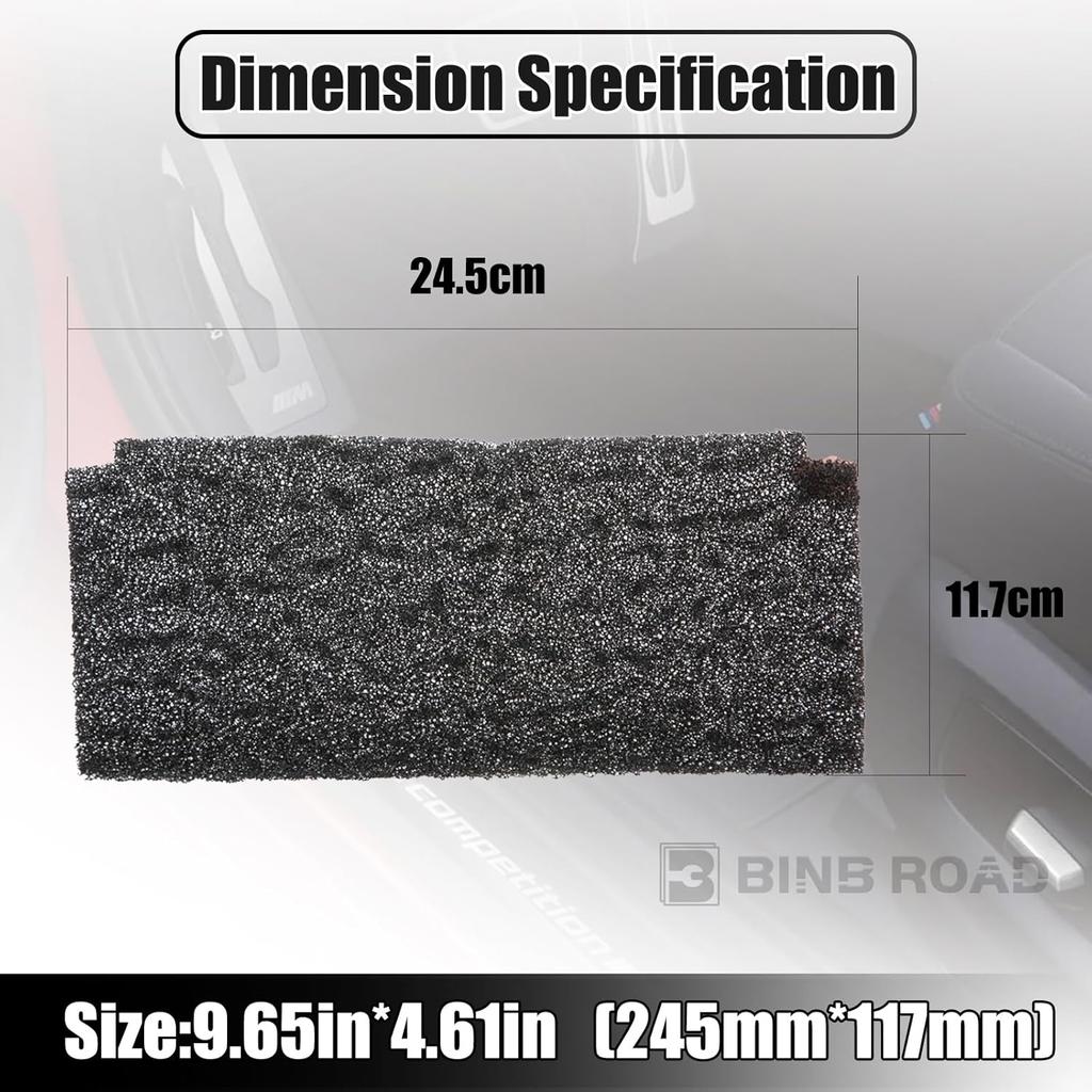64119216222 Blower Motor Dust-Proof Sponge Coarse Filter Compatible with BMW F01 F02 F04 F07 GT F10 F11 M5