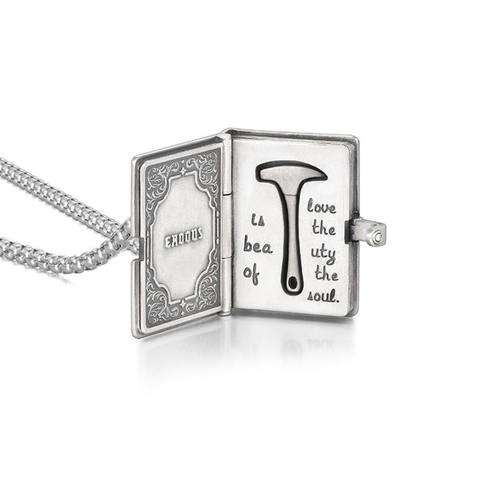 

Shawshank Redemption Opening Pendant Necklace Men Women Retro Niche Design Personalized Trendy Necklace