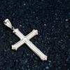 Lala Christie Cross Necklace Top for Men and Women, pt900 Platinum, lp103-0002-pt