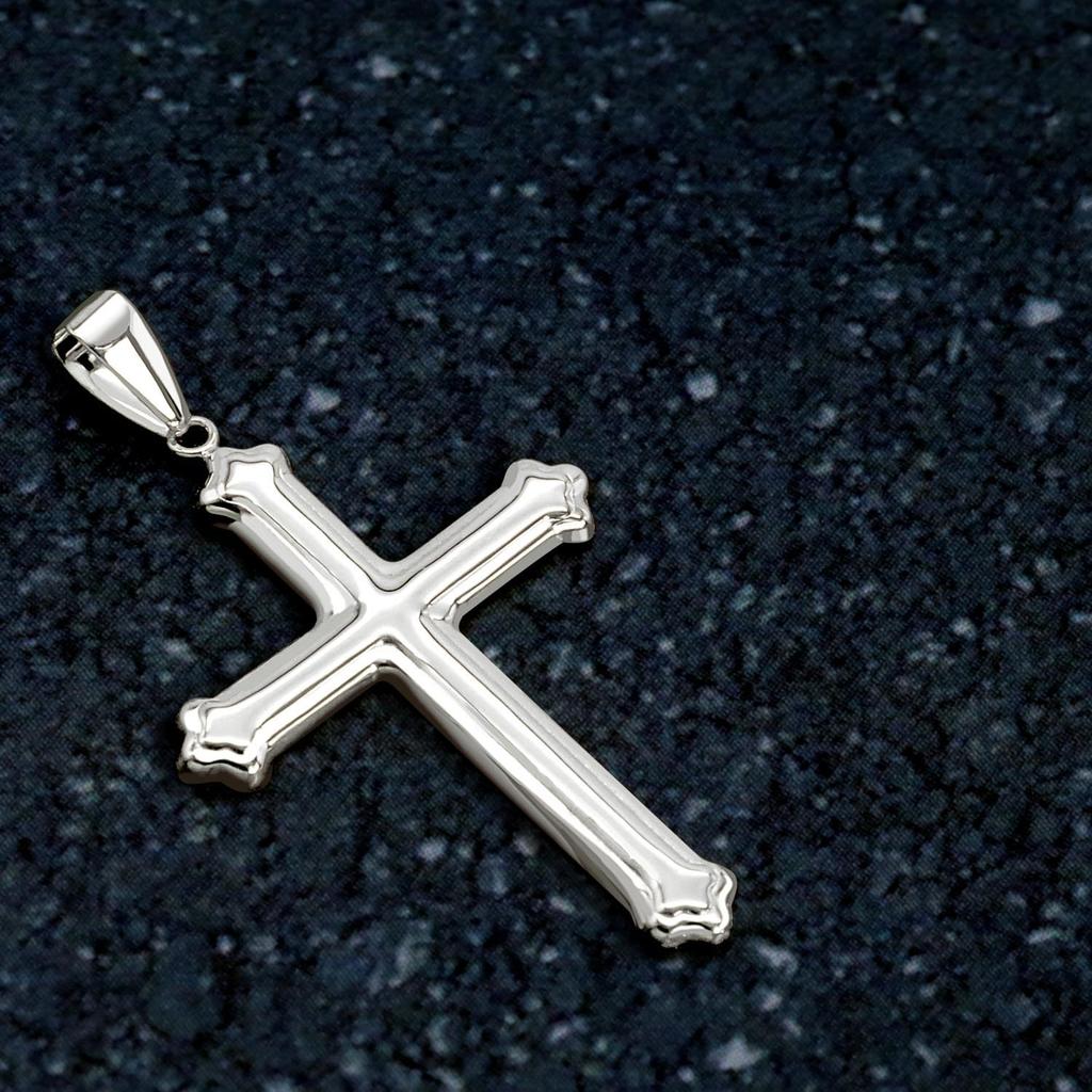 Lala Christie Cross Necklace Top for Men and Women, pt900 Platinum, lp103-0002-pt