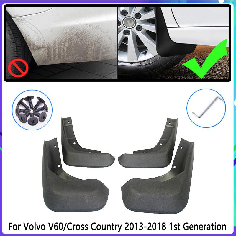 4 bucăți clapete de noroi auto pentru Volvo V60 Cross Country 2013 ~ 2018 2014 2015 2016 Apărător de noroi Apărătoare de noroi Apărătoare de noroi Auto