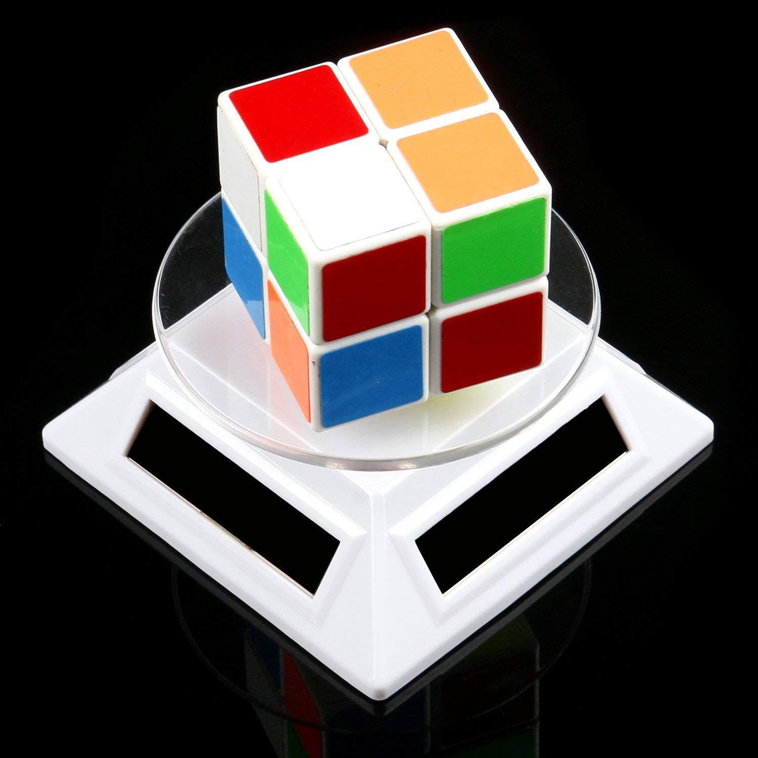 

ABWR-White Solar/Battery Powered Rotating Stand Product Display Art Jewellery Exhibition Photography