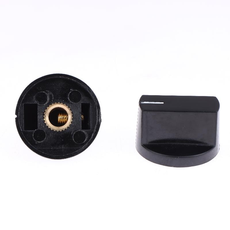 10PCS Potentiometer Knobs for Guitar Amplifier 6mm Shaft Durable Volume Adjustment Control Parts for Audio Mixer DIY 10Pcs