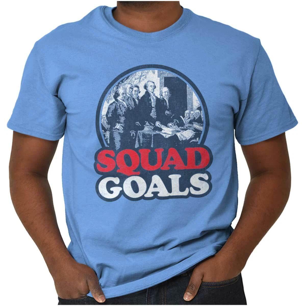 Funny President Squad Goals Political Friend Womens or Mens Crewneck T Shirt Tee L
