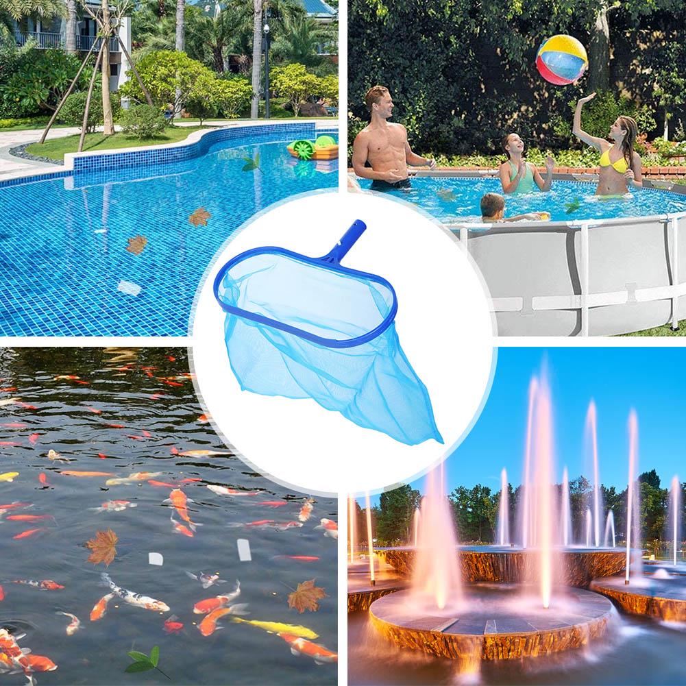 Swimming Pool Plastic Leaf Skimmer Leaf Cleaning Net Pools Accessory For Pond Fountain