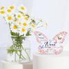 2D Flat Best Grandma Definition Butterfly Acrylic Desk Decor Plaque, Suitable for wall decoration, porch, room, villa, accents Home, Hallway, or Workp