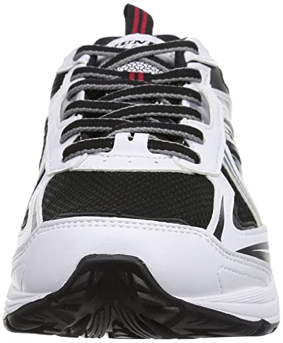 Dunlop Refined Men's Waterproof 4E Wide Walking/Jogging/Running Sneakers DM285 Black/White, Size 25.5cm