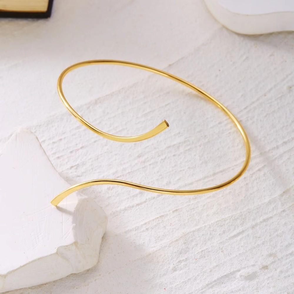 Lines Curved Shape Wrapped Ankle Chain S-shaped Foot Chain Anklets Bracelets  Women Beach Jewelry