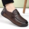 Fashion Men Genuine Leather Loafers Fashion Casual New Designer Casual Shoes for Men Spring Autumn Light Dress Shoes Male