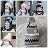 Elastic Woolen Hat Soft Hooded Thermal Cap Korean Style Knitted Scarf  Winter