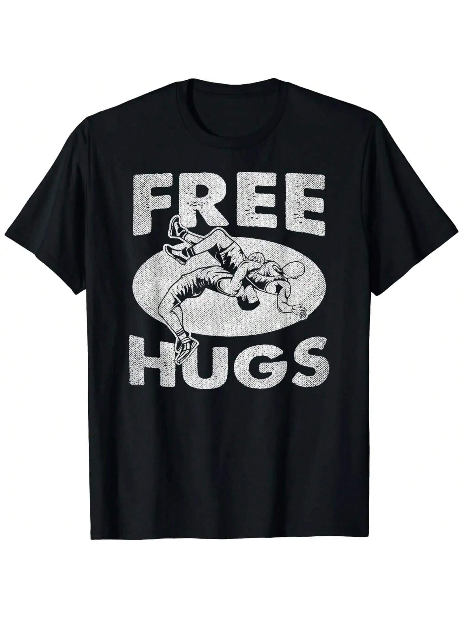 Футболки для рестлинга - Футболка для реслинга Funny Free Hugs S