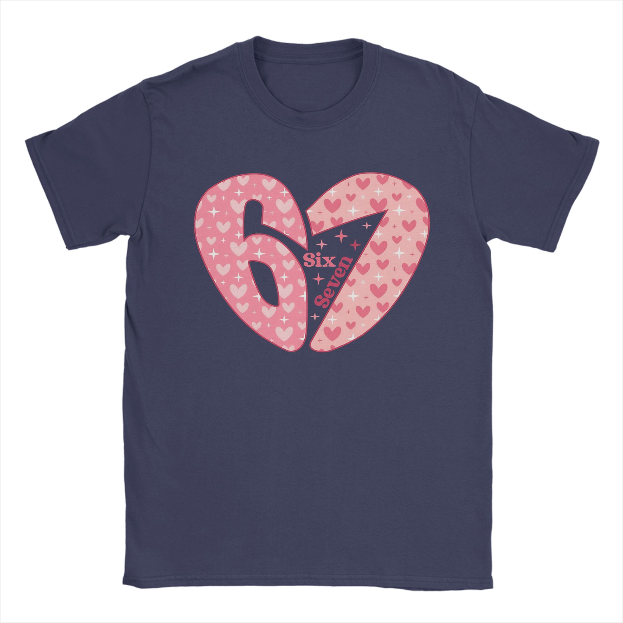 

Valentines Day Funny 6 7 TShirt for Men Vintage 100 Cotton Tees O Neck Short Sleeve T Shirts Gift Idea Tops 4XL