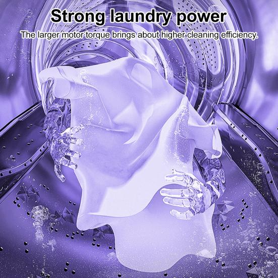 Folding Washing Machine Portable Mini Washer Powerful Decontamination Easy Operation