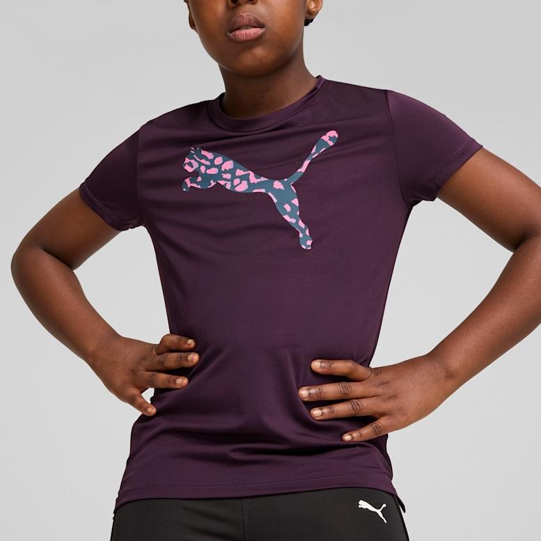 Puma T-Shirt Fashion Comfortable Soft Breathable Short Sleeve Kids tops 682718-44