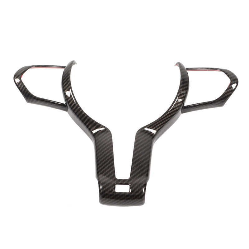 Steering Wheel Trim Carbon Fiber Color ABS Replacement for BMW M2 M3 M4 M5 X5M F