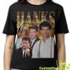 TOM HANKS SHIRT, Tom Hanks Tribute T-Shirt, Thomas Jeffrey Hanks American Actor Retro 90s Bootleg Homage Merch, Tom Hanks Rap Tees Fans Gift