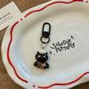 Black Cat Keychain Cute Cartoon Bag Pendant Keychain for Backpack Wallet Handbag Girlfriend Gift