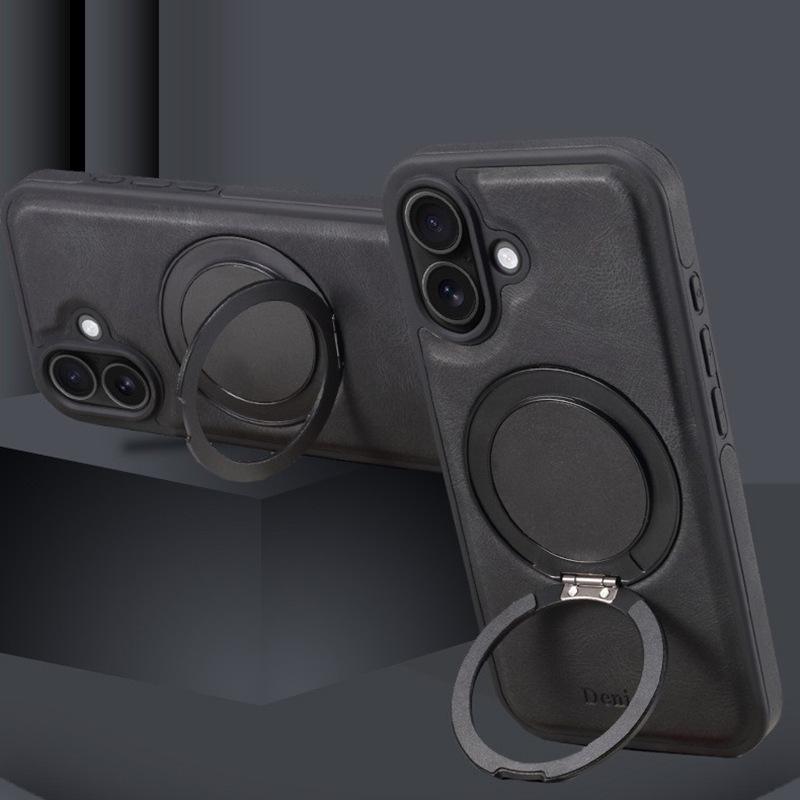 Denior Magnetic Rotating Stand Phone Case for iPhone 17 Pro with MagSafe Function