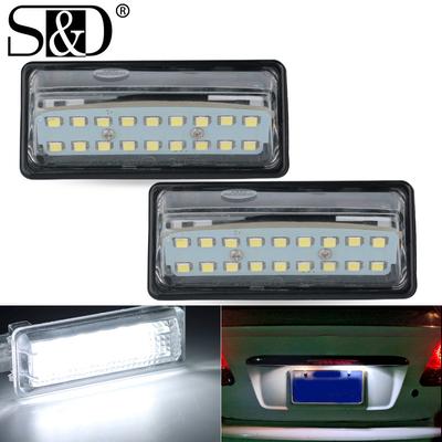 2Pcs Canbus LED License Number Plate Lamp Light For Nissan TEANA J31 J32 Maxima Cefiro Altima Rogue Sentra Murano Pathfinder Quest
