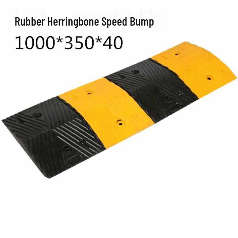 DAXTE Rubber Road Safety Speed Bump