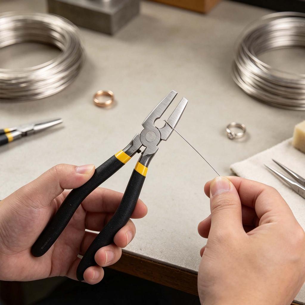 Premium Manual Jewelry Wire Drawing Pliers, Precision Metalworking Hand Pliers for Ring Forming & Handcrafted Jewelry Making