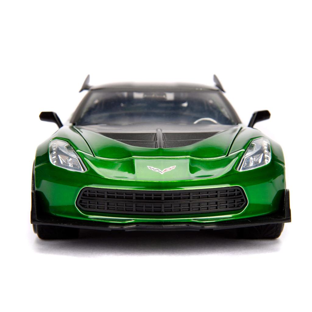 1/24 TRANSFORMERS 5 2016 Crosshairs Chevy Corvette Stingray Diecast Model