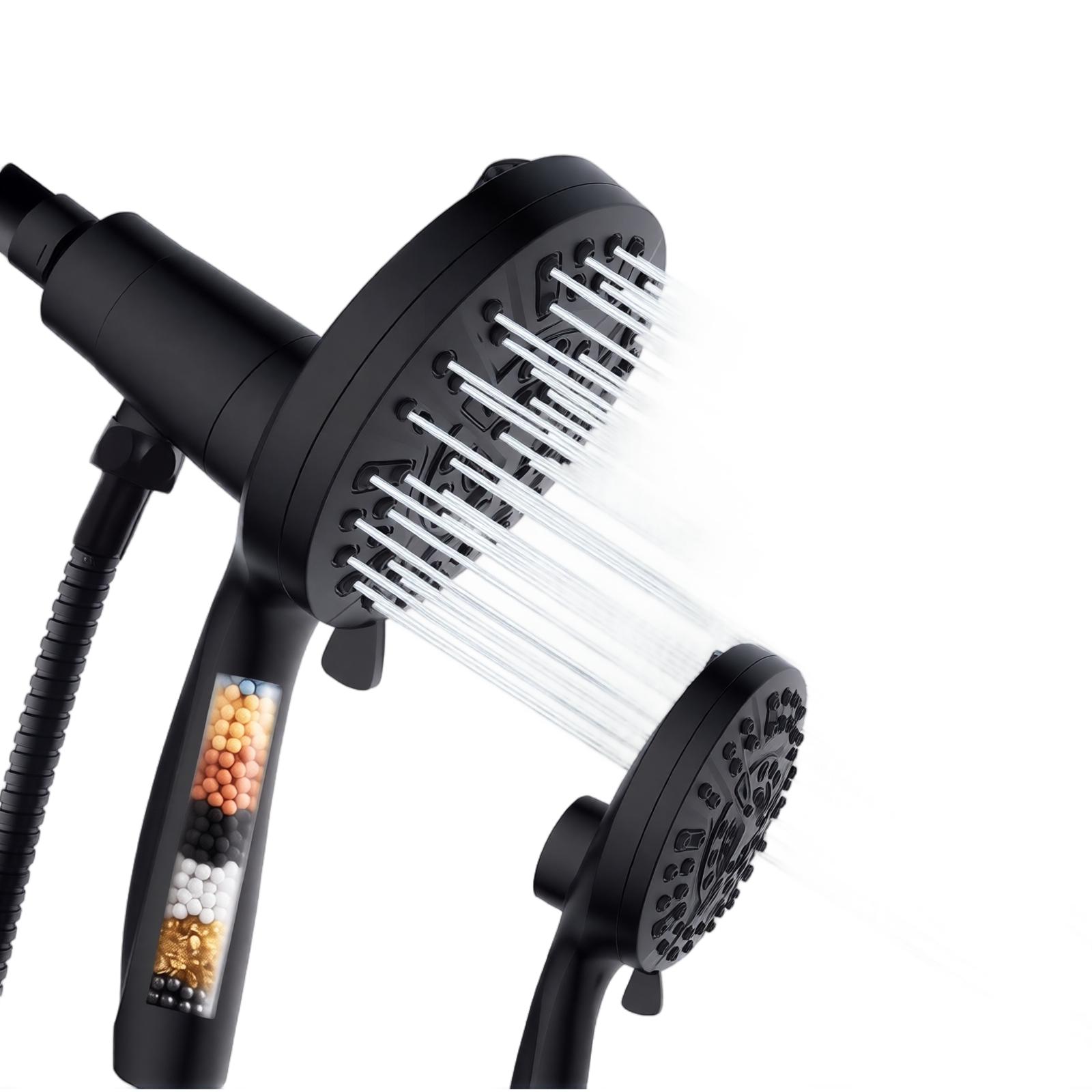 Magnetic Shower Set - Rainfall and Handheld Combo, Easy Install Bathroom Shower One Size