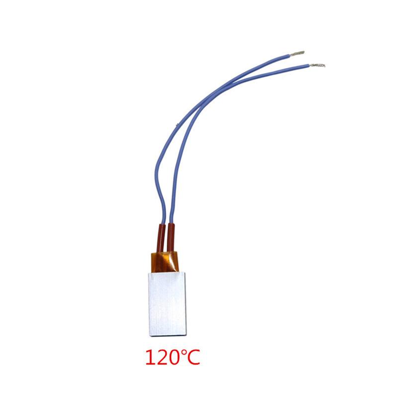 80°/120°/220° PTC Heating Element 12V Applicable Miniature Heating Incubator Pet House Heating Aluminum Shell Electric Heater