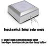 Crystals Lamp Base Featuring Touch Sensitive Dimmable LED for Atmospheres In Display and Decorative Use