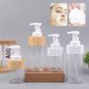 300/500ml Transparent Press Foaming Hand Soap Dispenser Empty Shower Gel Bottle Fcial Cleanser Mousse Container Travel Portable