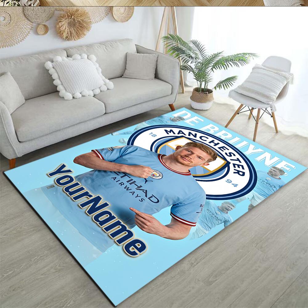 Star Player 3 Customized Name Floor Rug Office Rug Perfect for Foyer Living Rooms Balcony Dormitory Antislip Carpet Office home decor