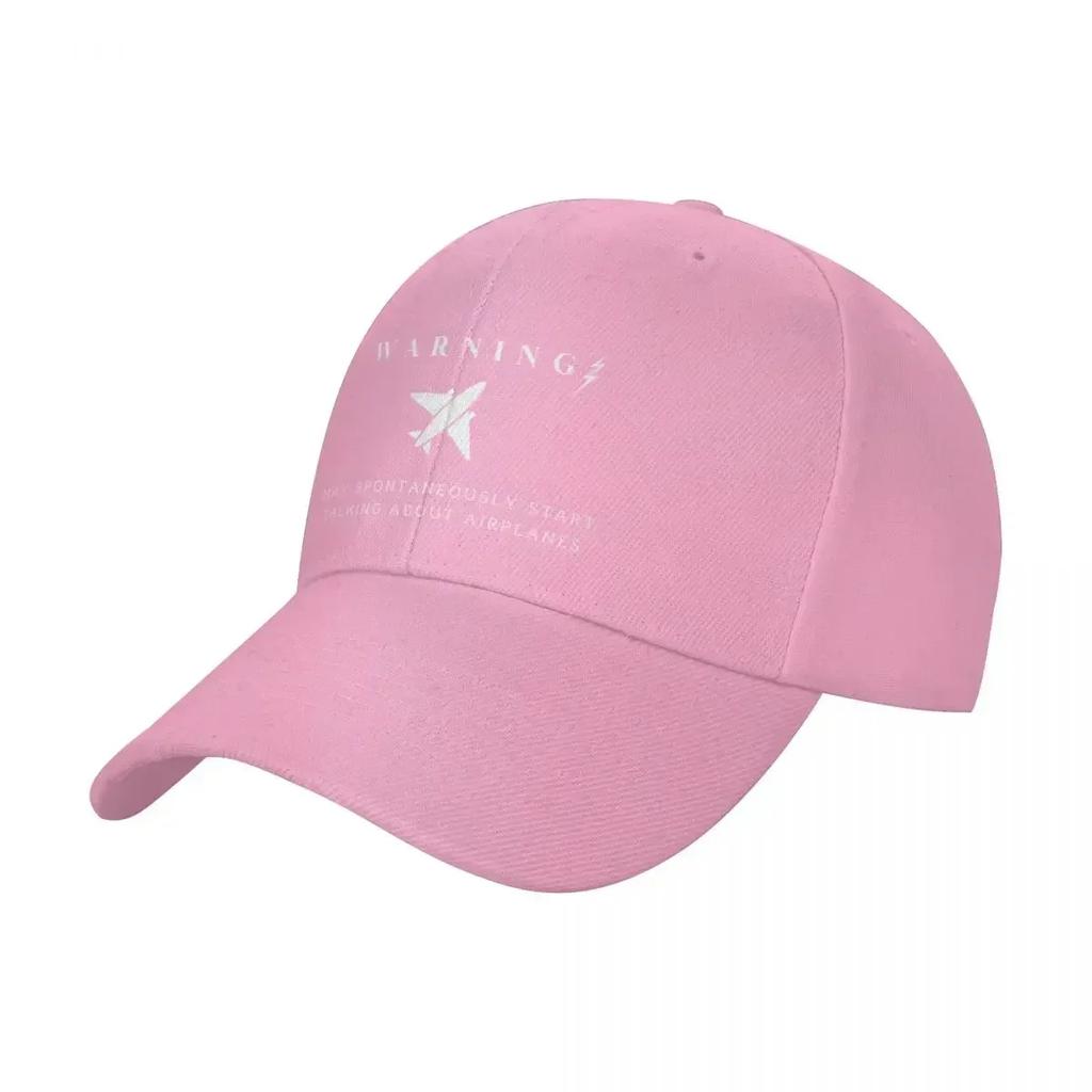 Attention Peut spontanément se mettre à parler d'avions Casquette de Baseball Marque Casquette Homme Chapeau Gentleman Chapeau Grande Taille Pour Filles Hommes