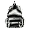 The New Schoolbag Is High-value, Fresh and Sweet, Striped Backpack, Lightweight and Large-capacity Backpack for Junior and High School Students.
