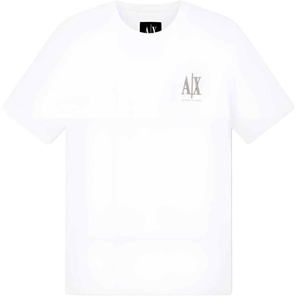 Armani Exchange Regular Fit Logo Print Cotton Crew Neck Short Sleeve T-Shirt Men Tops XM000365-AF12308-U0009