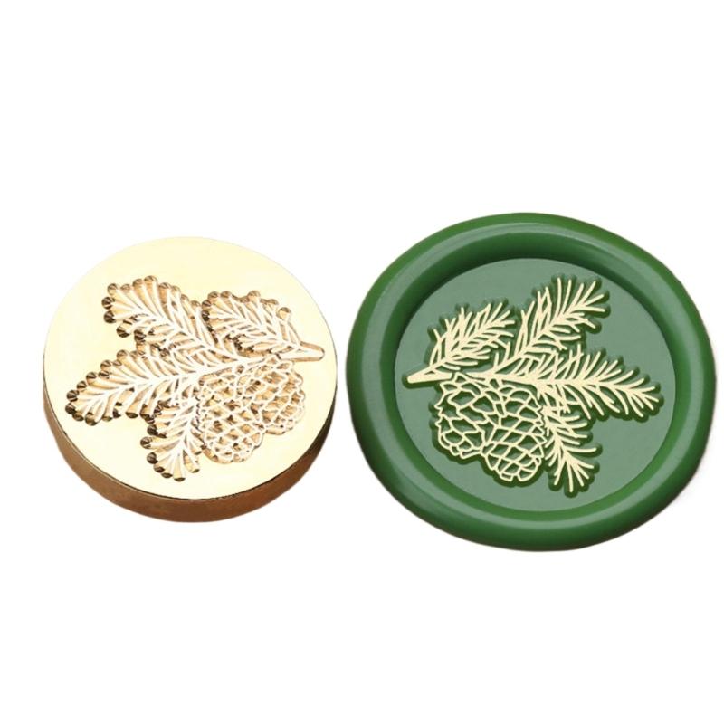 Vintage Siegelstempelkopf Pflanzenmotiv Siegelstempel für Siegel Umschlag Karte Hochzeitseinladungen Scrapbooking Verpackung