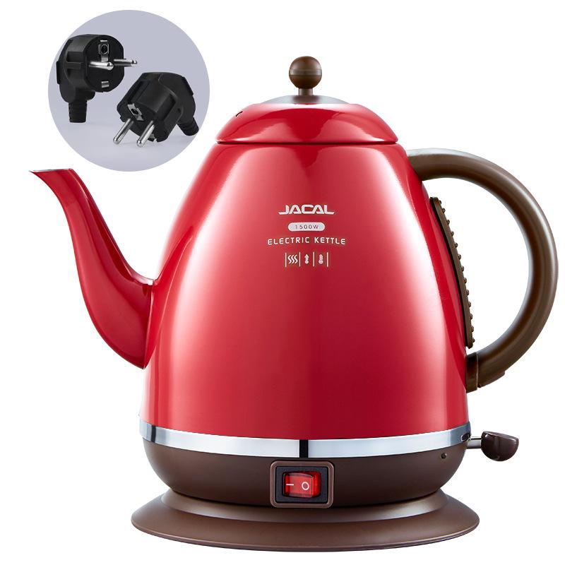 Jigao GL-301 Retro Electric Kettle with Long Spout & Automatic Temperature Control for Tea Brewing