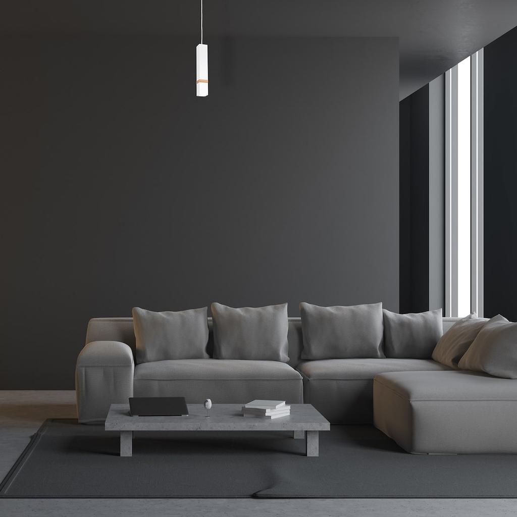 Lampa Wisząca Vidar 1 Gu10 Biały Wood Milagro Mlp5408