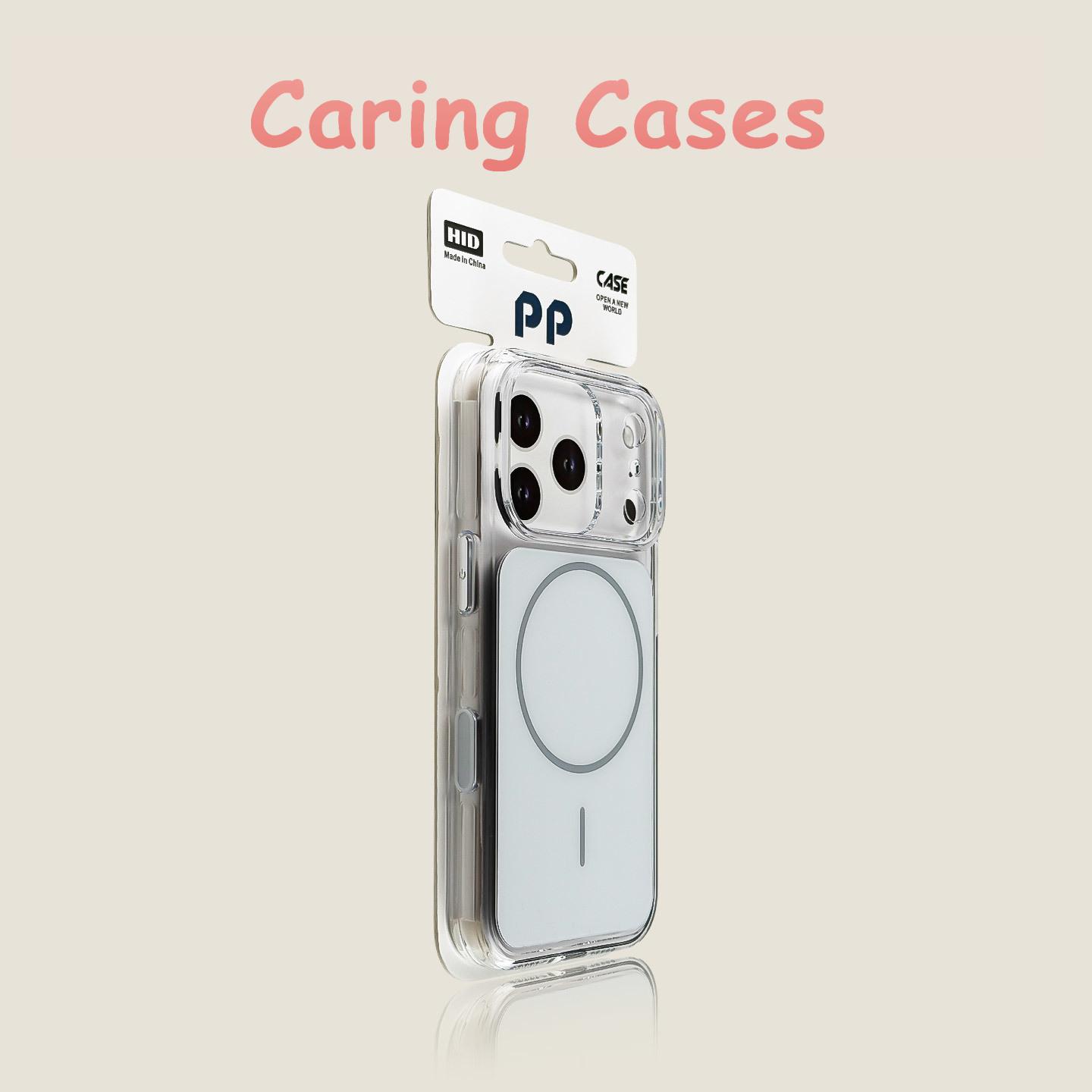 

For iPhone 17 Pro Max Case Magnetic New AI Button Wireless Charging Clear Acrylic Cover Unique Personalized Style iPhone17 білий