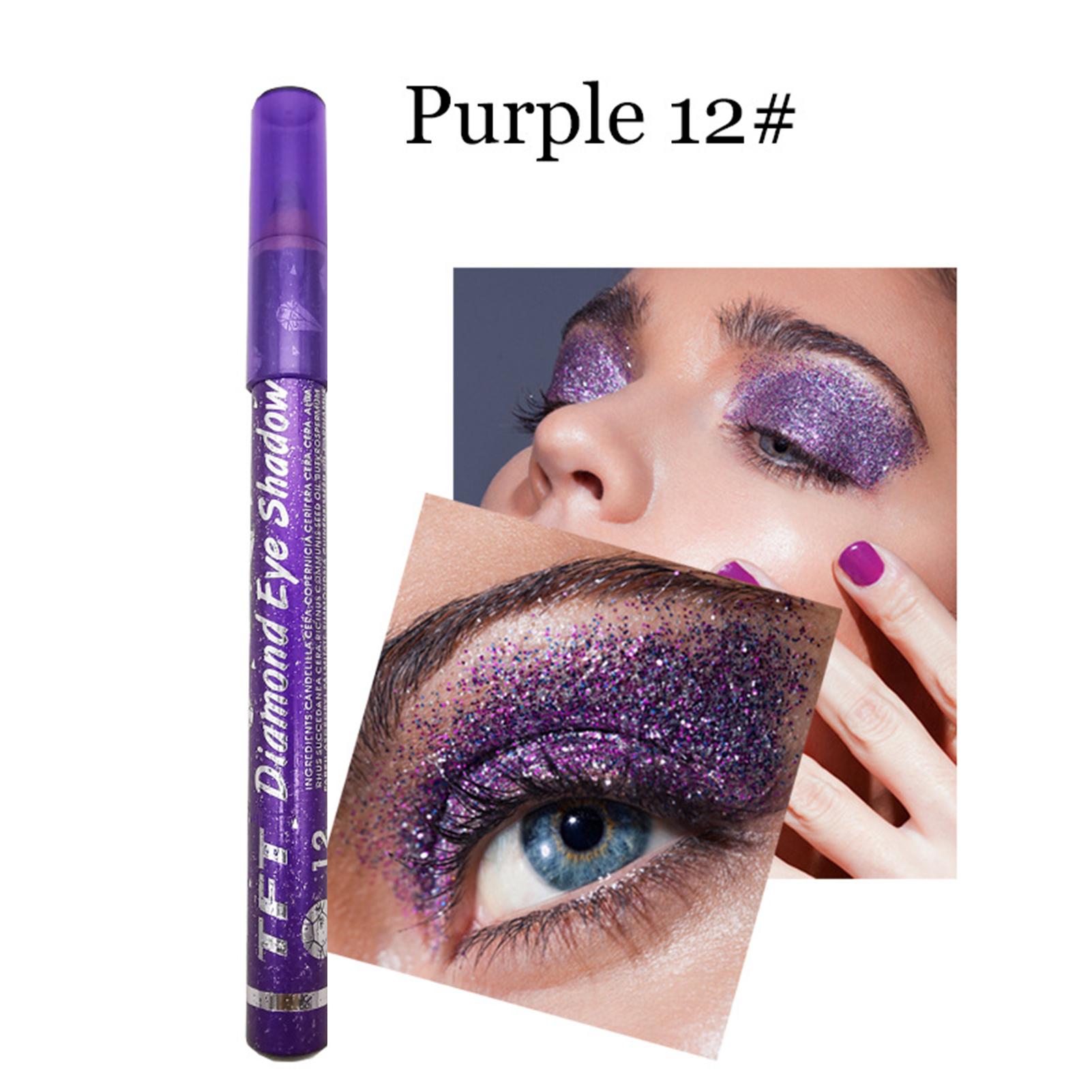 

TMS 12 цветов водонепроницаемые долговечные жемчужные блестящие тени для век ручка-карандаш косметическая 12#