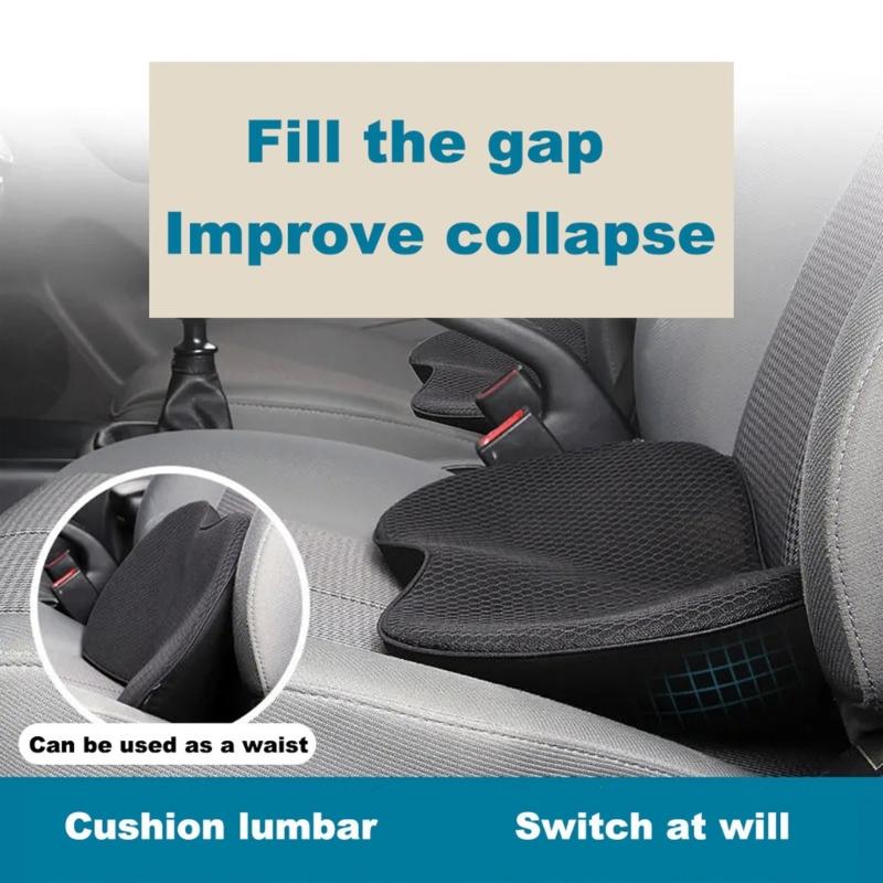 Car Wedge Seat Cushion for Car Seat Driver/Passenger,Memory Foam Seat Cushion for Driving Improve Visions/Posture