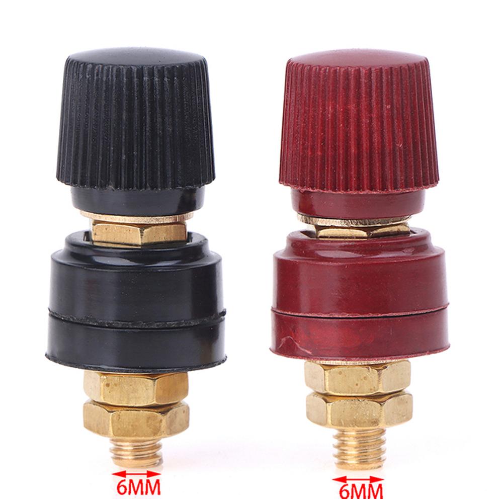 Car 6mm 8mm Brass Stud Premium Remote Battery Power Junction Post Connector Replacement Terminal Kit Car Accessories
