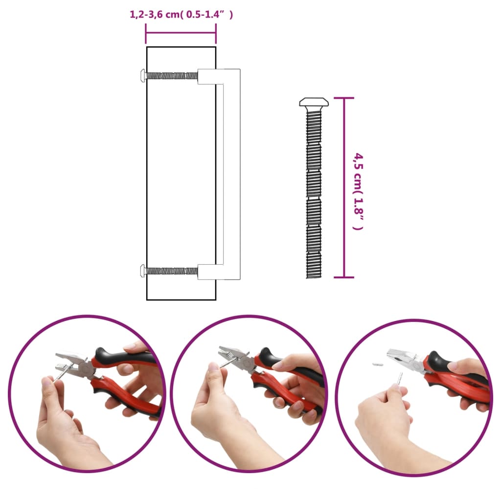 Furniture Handles 20 Pcs Silver 160 Mm Stainless Steel