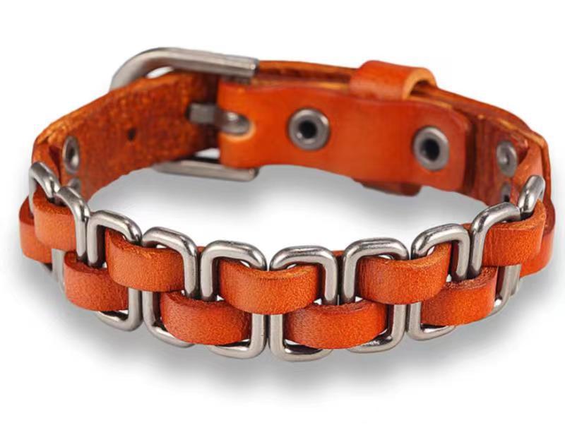 Retro Braided Leather Bracelet - Popular in Europe and America, Yiwu Jewelry