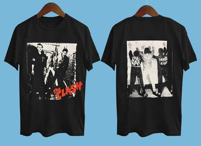 Collection The Clash White Riot Black All Size SOFT STYLE SHIRT S02 Unisex T-Shirt