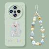 Polka Dot Puppy Mobile Phone Case Is Suitable for Vivox300 Silicone X200ultra Lanyard X100pro Bracket X90s Set