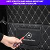 For Benz GLC GLK 1PCS Car Seat Back Anti Kick Mats Protector Cover Seat Storage Kick Pads For Mercedes Benz AMG A Class W201 W10