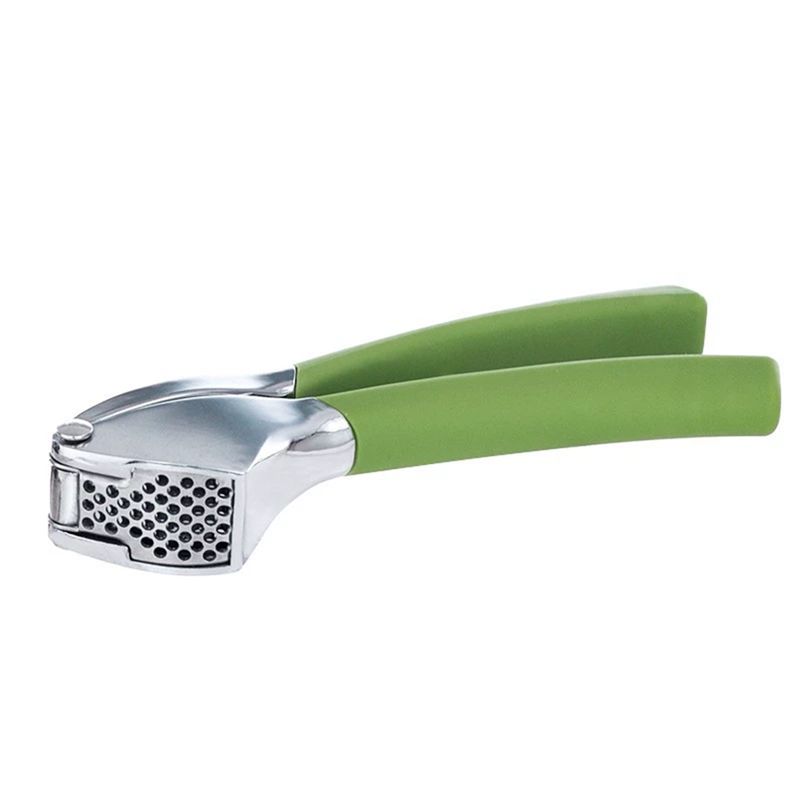 

AEE4-Stainless Steel Garlic Press Handheld Garlic Smasher Squeezer Crusher Mincer Manual Press Grinding Tool For Kitchen